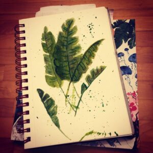 Tropical Leaf Watercolor