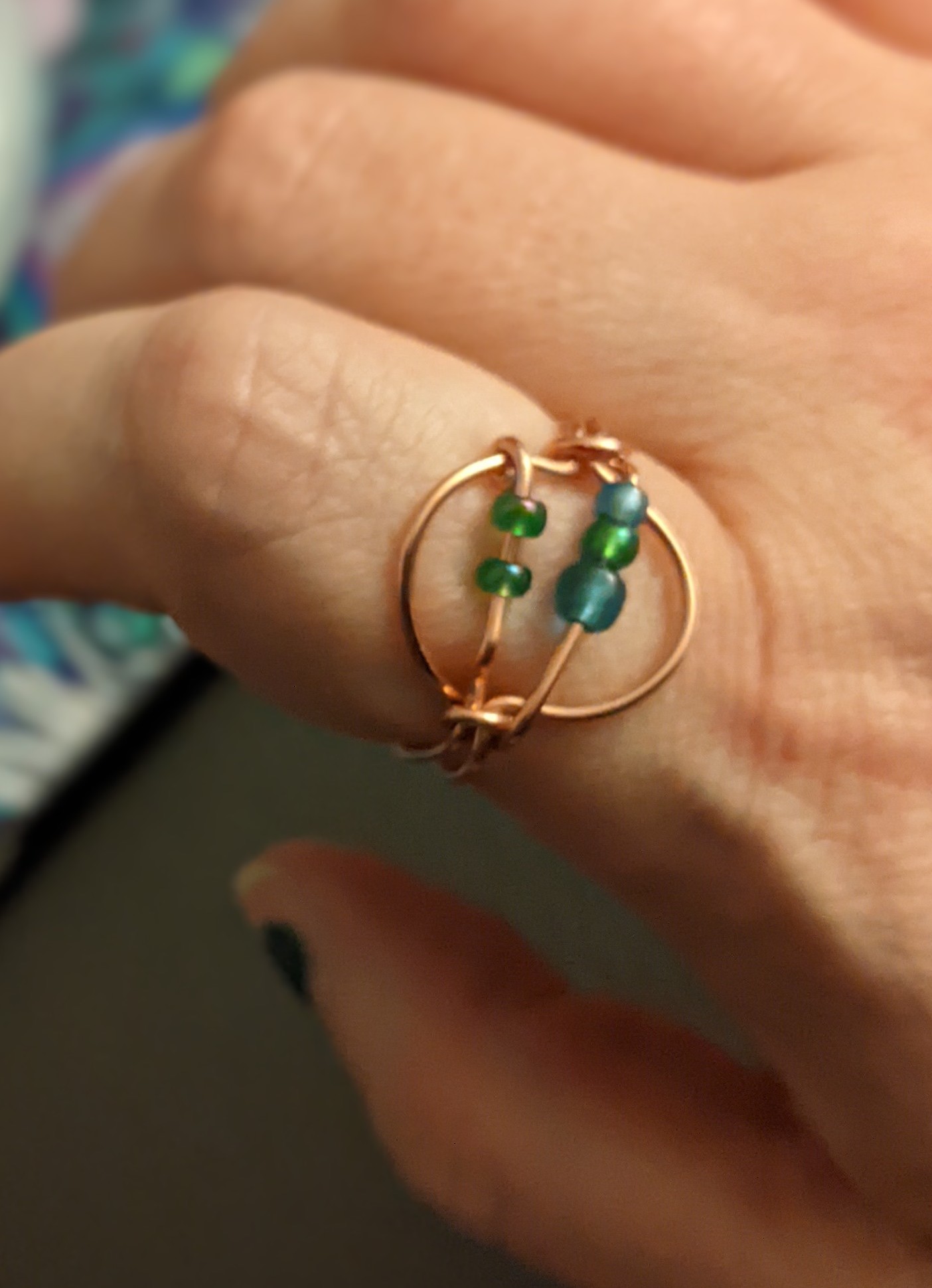 DIY Adjustable Wire Ring - Living a Real Life