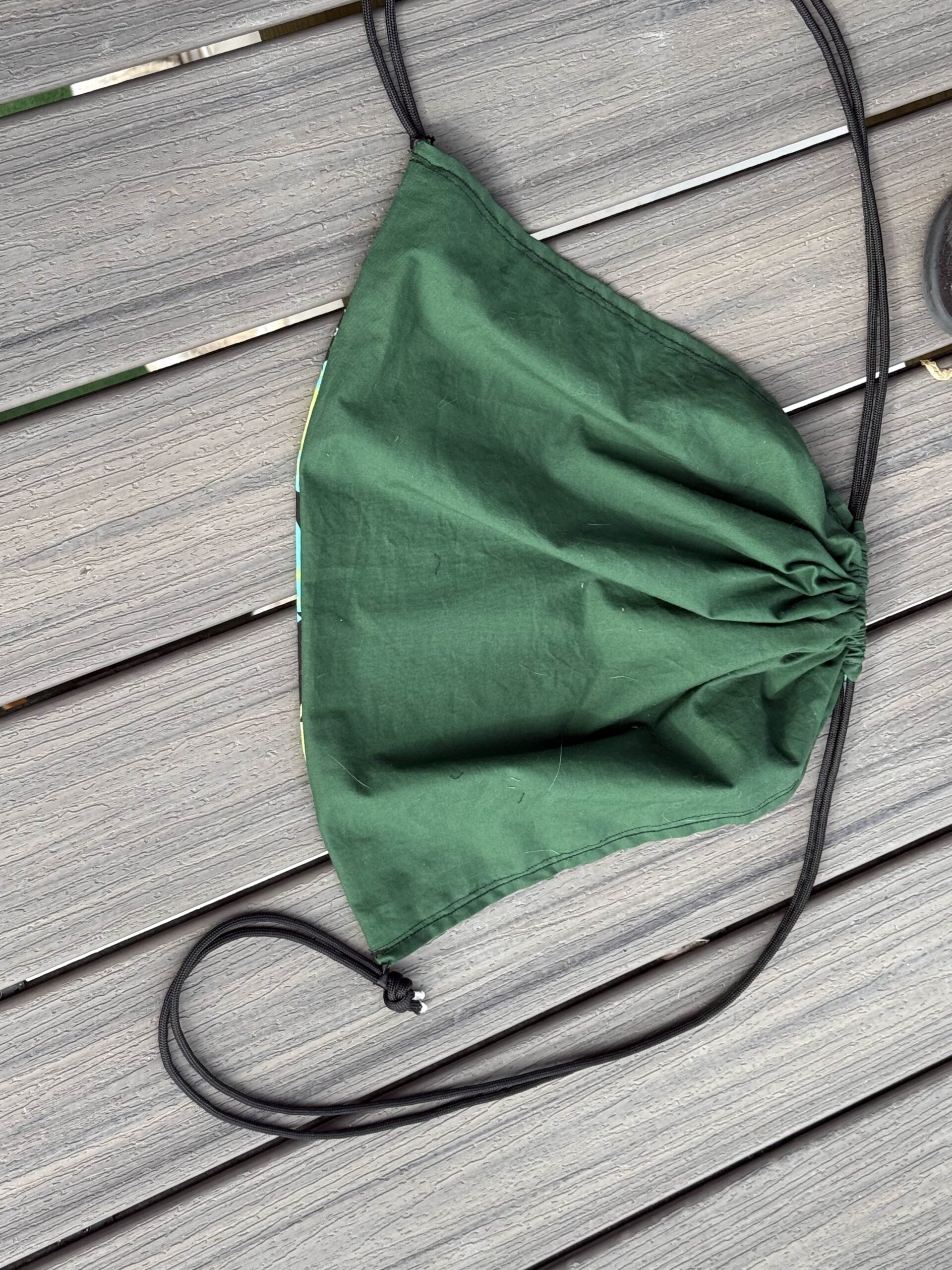 Homemade Drawstring Bag with Removeable Paracord Drawstrings - Image 3