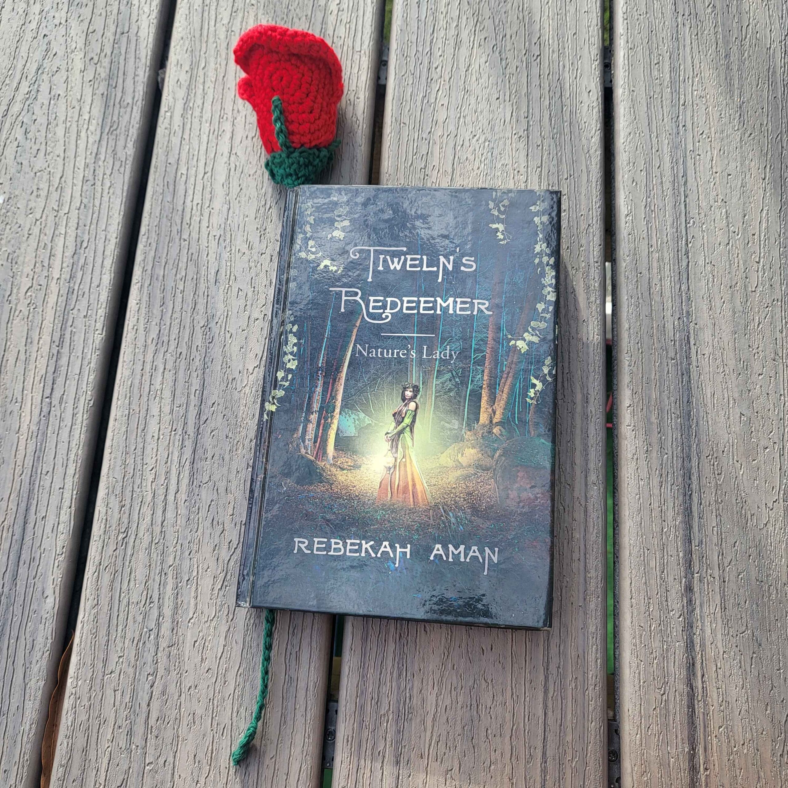 Crochet Rose Bookmark - Image 4